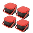 thumbnail image 2 of 4pcs Portable Plastic Fishing Bait Holder Box Worm Earthworm Lure Storage Case with Clip, 2 of 8
