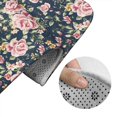 thumbnail image 5 of Xecao Vintage Floral 2-Piece Vintage Seamless Anti-Skid Mat Set, featuring a stylish pattern for a safe and elegant toilet rug experience, 5 of 6