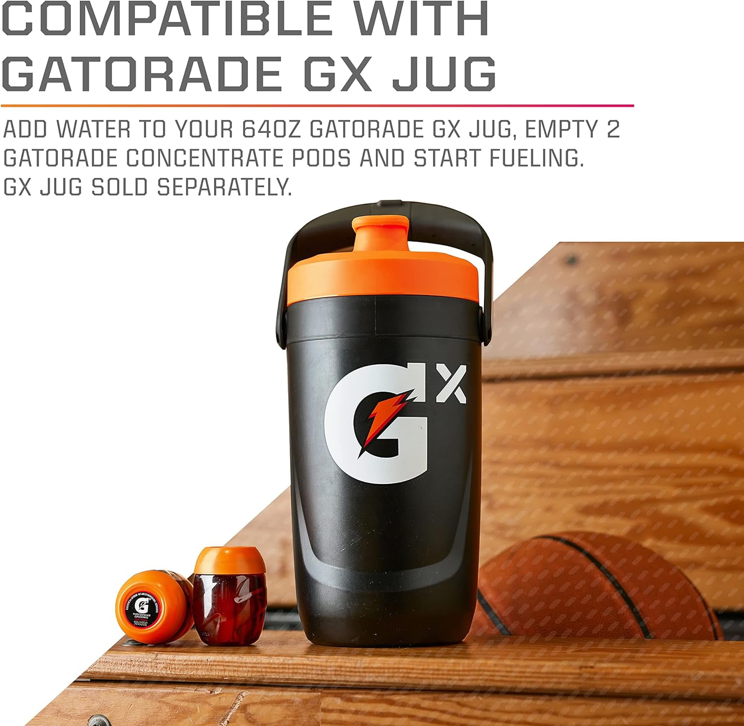 Gatorade GX Pods Thirst Quencher Concentrate Fruit Punch 3.25 oz, 4 Count