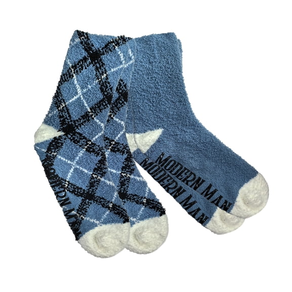 2 Pair Pack Men's Vanilla Infused Slipper Socks