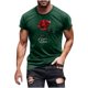 thumbnail image 5 of Hombres Pantalones Cortos de Manga Corta Impresa Casual Cuello Redondo Superior, Camisa de Moda para el Verano Y la Primavera, 5 of 8