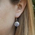 thumbnail image 3 of Mountain Fly Fishing Bear Stream Lake Fish Novelty Dangling Drop Charm Earrings, 3 of 5