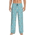 thumbnail image 2 of Kdxio Cute Poodle Dog Print Men's Sleep Pajama Pant Lounge Pants with Pockets, 2 of 8
