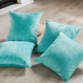 thumbnail image 5 of Home Soft Things Pleated Velvet 4 Piece Throw Pillow Cover Set - North Sea - 20" x 20", 5 of 6