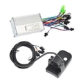 thumbnail image 3 of Juego de controlador de Motor, Kit de Control de ajuste de velocidad de bicicleta eléctrica, botón de operación, accesorios para bicicleta, suministros para Scooter, 24V, 350W Inevent OD002645-01, 3 of 7