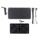 thumbnail image 1 of 10W Solar Panel Fan Kit Powerful Ventilation Cooling Solar Powered Exhaust Dual Fan for Dog House Chicken Coop, 1 of 5