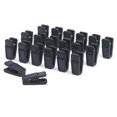 thumbnail image 1 of 20 piezas perchas antideslizantes flocadas, Clips especiales para colgar, Clips de suspensión de plástico a prueba de viento, 1 of 1