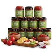 Harry & David Classic Recipe Pepper & Onion Relish, Plant Based Condiment, Hamburger & Hot Dog Relish, Sandwich Spread Topping, Charcuterie Board Foods, 10Oz, 12Pk