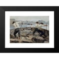 thumbnail image 2 of Ludwik de Laveaux 24x18 Black Modern Framed Museum Art Print Titled - Sand-Diggers (1888-1892), 2 of 5