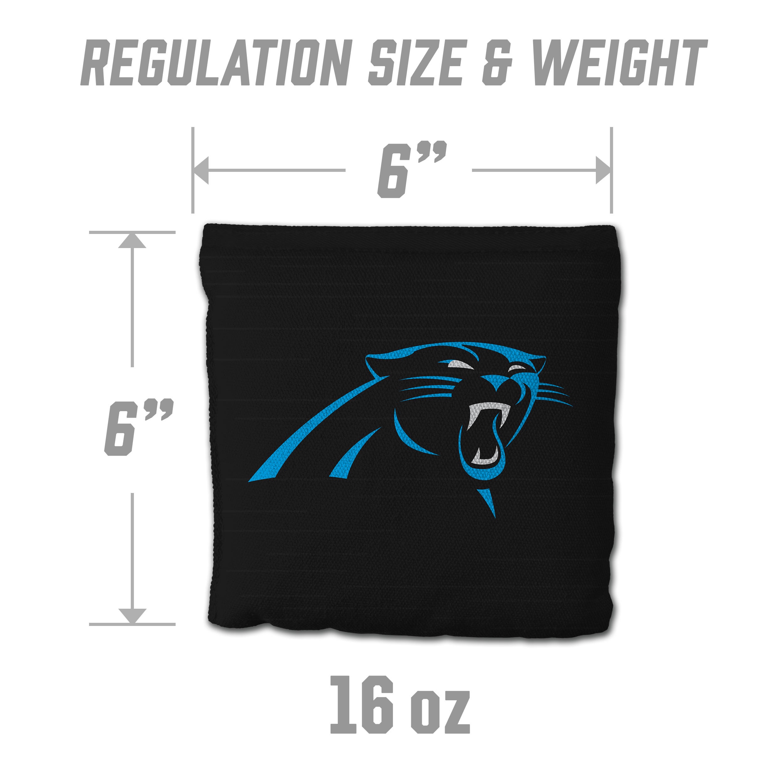 Carolina Panthers 8pk Licensed Cornhole Bags
