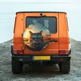 thumbnail image 6 of Susaid Cool Cat Driving Sunset Print Water Proof Spare Tire Cover Wheel Tire Dust-proof Cover Fit Trailer, RV, SUV and Many Vehicle-14 inch, 6 of 6