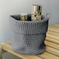 thumbnail image 4 of Small Hanging Basket-Cotton Rope Wall Basket with Handle, Hanging Storage Baskets, Cottons Thread Storage Basket, Shelf Baskets Storage Bin Closet Organizer 5.51"x5.12", 4 of 6