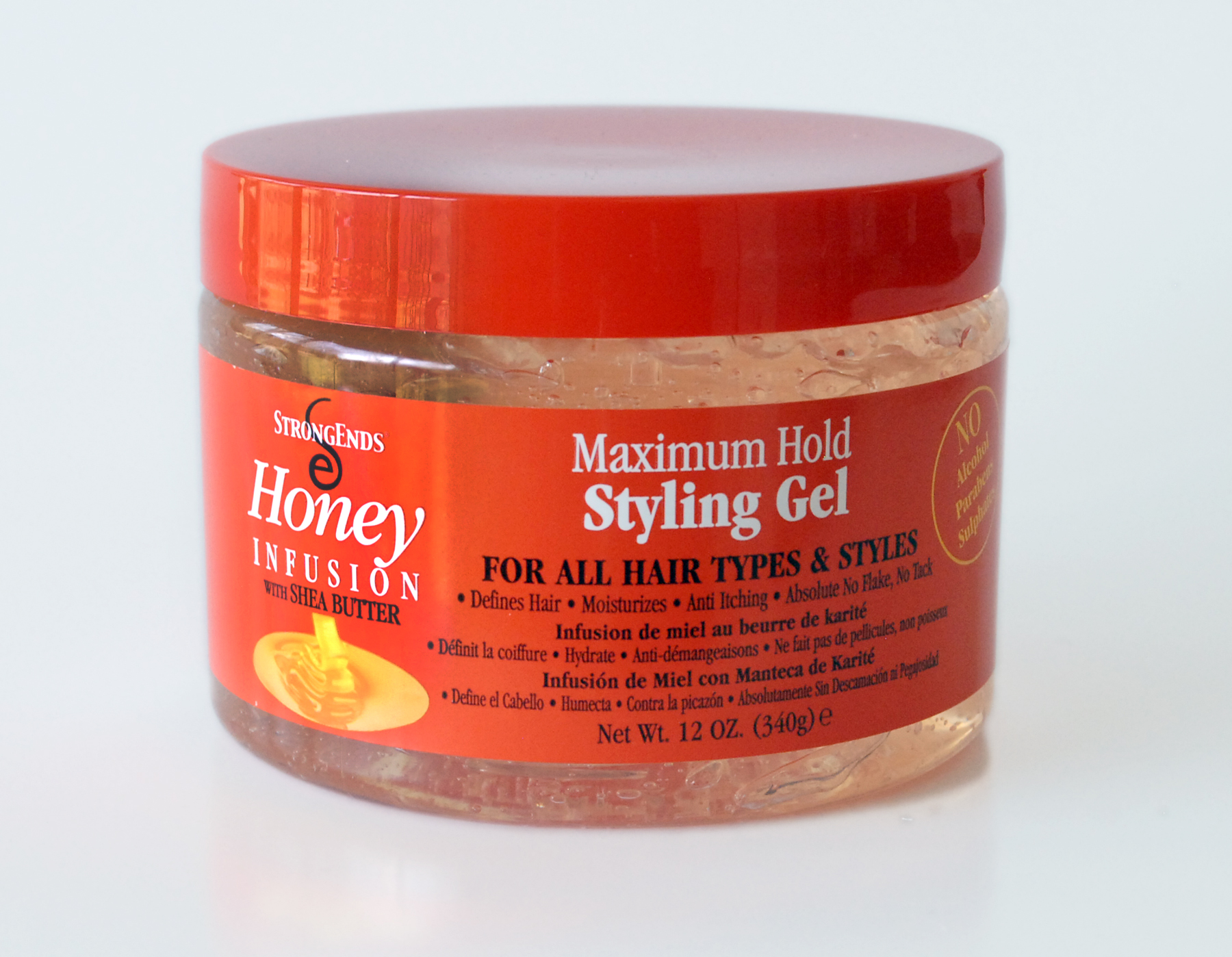 Strong Ends Honey Infusion Maximum Hold Styling Gel