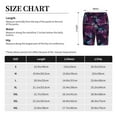 thumbnail image 4 of Kdxio Purple Butterfly Print Mens Sleep Shorts Bottoms Soft Comfy Pajama Wear Pants with Drawstring Pockets, 4 of 7