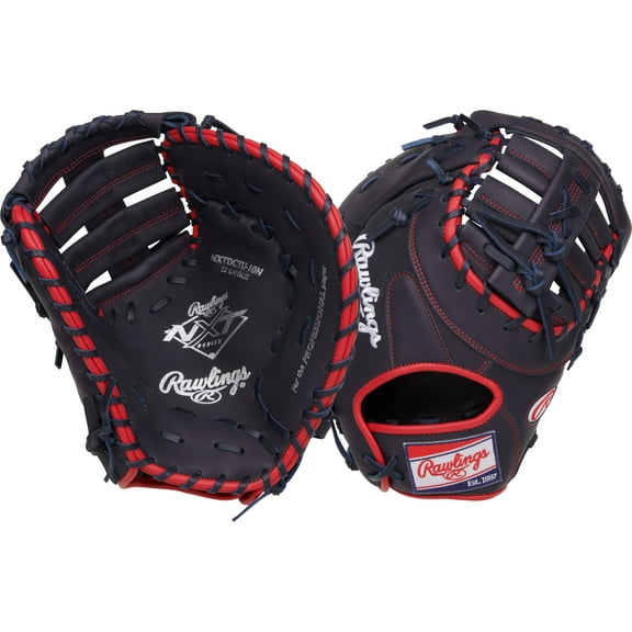 Rawlings NXT First Base Mitt | RHT | Navy/Red | 12.25 in