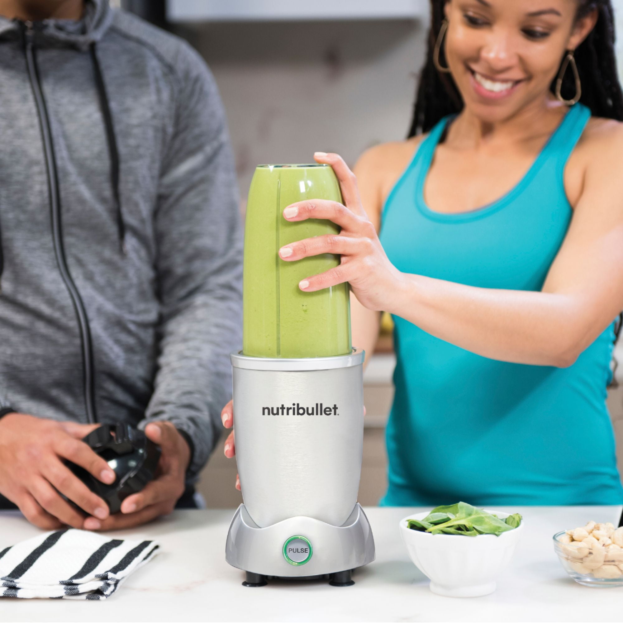  nutribullet Pro+ 1200 Watt Personal Blender with Pulse Function  SKU – Silver: Home & Kitchen