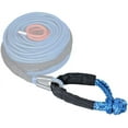 thumbnail image 6 of Astra Depot Set 2PCS Blue 1/2" Soft Shackle Synthetic Rope with Protective Sleeve 38,000LBs Max Breaking WLL 15,000 LBs 7.5 Tons, 6 of 8