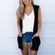 thumbnail image 2 of Chaquetas de mujer Cárdigan sin mangas Chaleco sólido de moda Abrigo estampado Blusa informal suelta Paquetes Tops Odeerbi ODB-2, 2 of 4