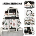 thumbnail image 3 of FORMRS Mini Backpack Purse for Women Travel Daypack Casual Shoulder Bag, Orange Christmas House, 3 of 7