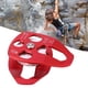 thumbnail image 2 of Polea de Escalada Placa Lateral Aluminio Escalada al Aire Libre Polea Doble Tirolesa Cable de Rescate Trolley(Rojo) Polea fija Polea Spptty montañismo acampar, 2 of 7