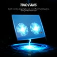 thumbnail image 2 of Notebook radiator,Usb Support Laptops Cooler With Two Laptops Under 17 Pad Fans Cooler Support Laptops Under Fans Cooler With Under 17 Inch Laptop Pad Fans With Two Usb Two Usb Support Eryue, 2 of 7
