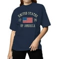 thumbnail image 2 of Vintage USA Flag 1776 Women's T-shirt, 2 of 3