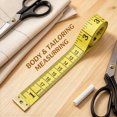 thumbnail image 3 of 60 Inch Tape Measure for Body Sewing Fabric, Double-Sided Retractable Measuring Tape with Inches and Centimeters Soft Flexible PVC Ruler for Tailoring Waist Measurement Home Craft, 3 of 7