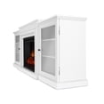 thumbnail image 4 of Bowery Hill Traditional Wood Electric Fireplace for TVs up to 72" in White, 4 of 21