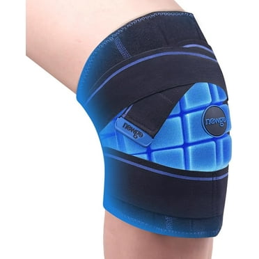 NEWGO Long Lasting Coldness Knee Ice Pack Wrap with Ice Cubes Cold Pack