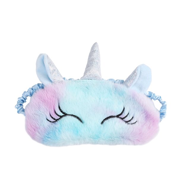 TEHAUX 3 Pcs Patchs pour les Yeux Réutilisables en Tissu Peluche pour Voyage Femmes Adultes