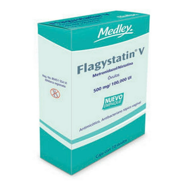 Flagystatin 500 mg óvulos 10 pzas