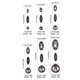 thumbnail image 5 of Cucharas de medición de mano Pastel seco Sistema de acero inoxidable Panadería CHEF DE COCINA DE COCINA DE CAFILES PARA NIÑOS ADULTOS COCINA COCINA COCINA ACCESORIOS ACCESORIOS 6 PIEZAS, NEGRO Speravity HA009706-01, 5 of 6