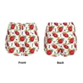 thumbnail image 4 of Disketp Rose Flowers Print Women's Shorts Workout Shorts for Athletic Gym Running Shorts with Phone Pockets X-Large, 4 of 8