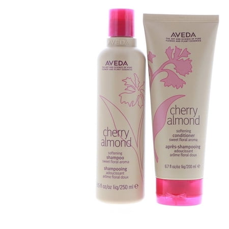 Aveda Cherry Almond Softening Conditioner 6.7 oz 1 Pc Aveda Cherry Almond Softening Shampoo 8.5 oz 1 Pc