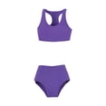 thumbnail image 2 of Traje de Baño Femenino a Escala 1/6, Bikini, Chaleco Deportivo Y Pantalones Cortos, Colección de Moda, Parte Superior E Inferior, Ropa Interior. Violeta, 2 of 8