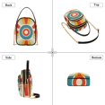 thumbnail image 3 of FORMRS Crossbody Bag for Women Quilted Travel Shoulder Cell Phone Purse with Chain Strap Handbag, Colorful Circles, 3 of 7