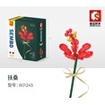 thumbnail image 1 of Bloques de construcción de flores para niños y niñas, ramo de ladrillos de juguete, Mini bloques de construcción de arte, regalo de bricolaje para San Valentín, Compatible con Lego, 1 of 4