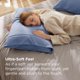thumbnail image 2 of Juego de fundas de almohada Bedsure Queen de microfibra azul pizarra x2, 2 of 8