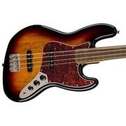 Fender Squier Classic Vibe '60s 4-String Fretless Jazz Bass, 3-Tone Sunburst