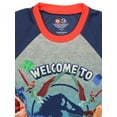 thumbnail image 6 of Lego Jurassic World Dinosaur Kids Short Sleeve 2 Piece Pajamas Set S21B221JW, 6 of 7
