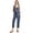 Midnight, variant on Love Stitch Women's Comfortable Chambray Slouchy Lounge Jumpsuit (Ash Black, Small)