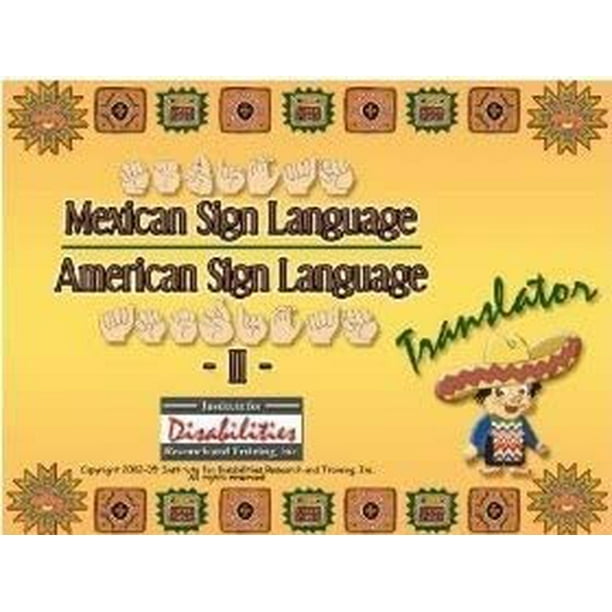MSL Mexican Sign Language to from ASL American Sign Language Translator