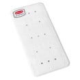 thumbnail image 3 of Rubbermaid Soft Foam Tub Mat, Non-Slip Bath Mat with Quick-Drain Holes, BPA-Free TPE, 35.88" x 17", White, 3 of 11