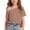 Orange, variant on Girls Color Block Striped Tee Tops One Shoulder Short Sleeve Baggy Soft Shirts Summer Casual Bassic Shirts Purple 11 Years