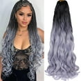 thumbnail image 1 of COOKOO 9 Packs 22 Inch Pre-stretched French Curls Braiding Hair Spanish Curly Braids Hair Wavy Crochet Braids Hair Loose Wavy Crochet Hair Extention for Go, 1 of 7