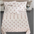thumbnail image 4 of Ruvanti Flannel Sheets Full Size 6 Pcs - 100% Cotton Double Brushed Bed Sheets, Deep Pockets 16 Inches, All Seasons Breathable, Extra Soft & Comfy Full Size Sheets Set, Sowear, 4 of 7