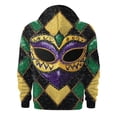 thumbnail image 5 of Resicozy Mardi Gras Full-Zip Up Hooded Casual Sweatshirts with Pockets Long Sleeve Sweatshirt Sports 2026 Hooded Jacket Navy M, 5 of 5
