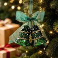 thumbnail image 2 of Clearance! Christmas Ornaments Dark Green Frosted Gradient Decorations, Xmas Tree Hanging Pendants, Seasonal Indoor Outdoor Decor for Christmas Tree Mantel Wall, 2 of 7