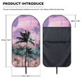 thumbnail image 5 of KUIFORTI Hawaiian Print Towel Seat Cover for Trucks SUV,Palm Tree Purple Car Seat Protector Cover Waterproof Car Seat Towel Cover After Gym Beach Travel Sport, 5 of 6