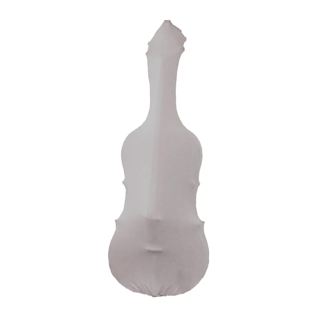 lionlar Silk Cello Cover Soft Stylish with Drawstring Closure Sleeve Dust Protection Gray
